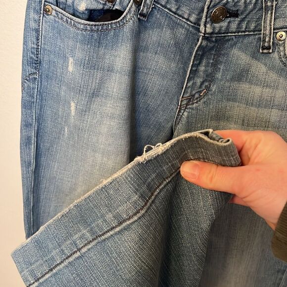 Express Women's Jeans Stella Fit & Flare Light Wash Size 4 Long - Picture 6 of 8